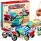 Kids Wooden Race Car Craft Kit – Build & Paint Your Own DIY Car & Truck Toy